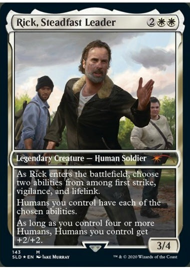 (英)【Foil】Rick, Steadfast Leader【SLD】Secret Lair x The Walking Dead No.143