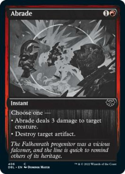 (英)【Foil】削剥 / Abrade【DBL】 No.406