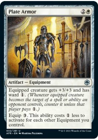 (英)【Foil】板金鎧 / Plate Armor【AFR】 No.032