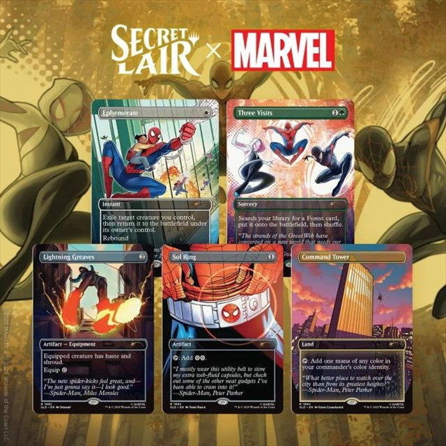 (英)Secret Lair x Marvel's Spider-Man: Heroic Deeds 【BOX】 ※発送方法は「ゆうパック」を選択してください。