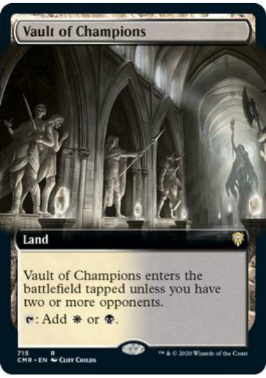 (英)【Foil】勝者の大霊堂 / Vault of Champions ★拡張枠★ 【CMR】 No.715