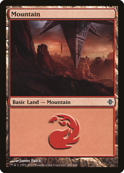 (英)【Foil】山 / Mountain【ROE】 No.241