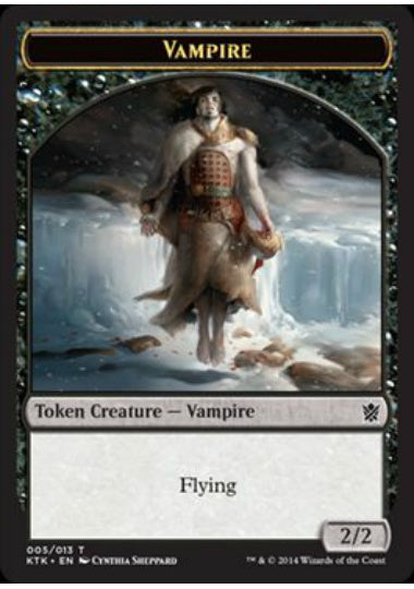 (英)吸血鬼トークン / Vampire Token【KTK-TOKEN】 No.005
