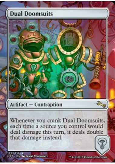 (英)【Foil】Dual Doomsuits 【UST】 No.179