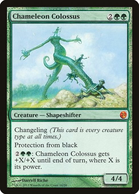 (英)【Foil】カメレオンの巨像 / Chameleon Colossus【FTVTWENTY】 No.016