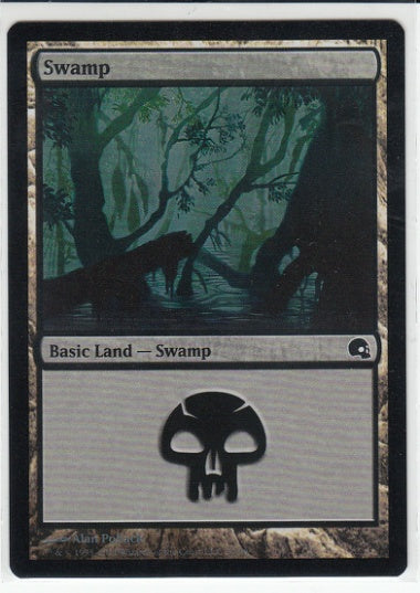 (英)【Foil】沼 / Swamp【GRAVE】 No.030