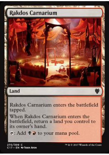 (英)ラクドスの肉儀場 / Rakdos Carnarium【C17】 No.270