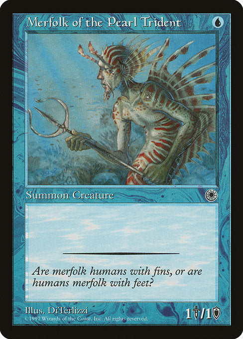 (英)真珠三叉矛の人魚 / Merfolk of the Pearl Trident【POR】 No.060