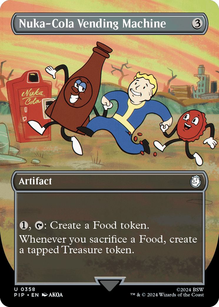 (英)ヌカコーラ自動販売機 / Nuka-Cola Vending Machine ★ボーダーレス★(Vault Boy) 【PIP】 No.0358
