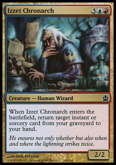 (英)イゼットの時術師 / Izzet Chronarch【CMD】 No.205