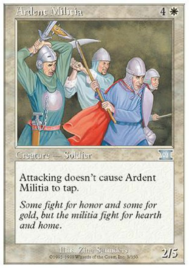 (英)献身的民兵団 / Ardent Militia【6ED】 No.003