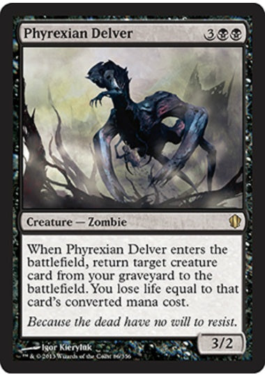 (英)ファイレクシアの発掘者 / Phyrexian Delver【C13】 No.086
