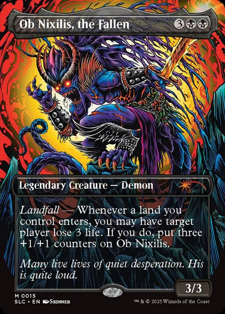 (英)堕ちたる者、オブ・ニクシリス / Ob Nixilis, the Fallen【SLC】 Secret Lair Countdown Kit: An Encyclopedia of Magic No.015
