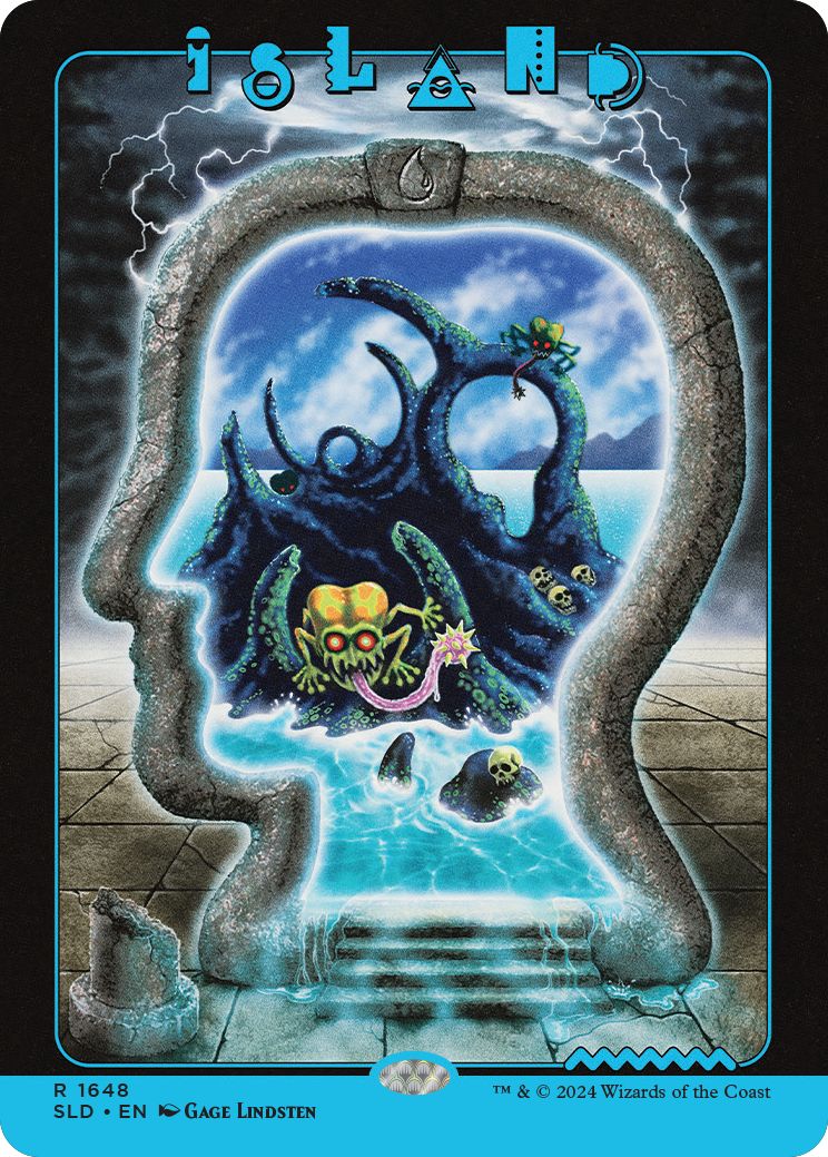 (英)島 / Island【SLD】 Secret Lair x Brain Dead: Lands No.1648