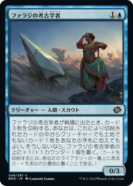 (日)【Foil】ファラジの考古学者 / Fallaji Archaeologist【BRO】 No.048