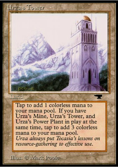 (英)ウルザの塔 / Urza's Tower【ATQ】 (山) No.085B