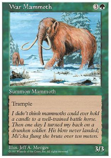 (英)ウォー・マンモス / War Mammoth【5ED】 No.340