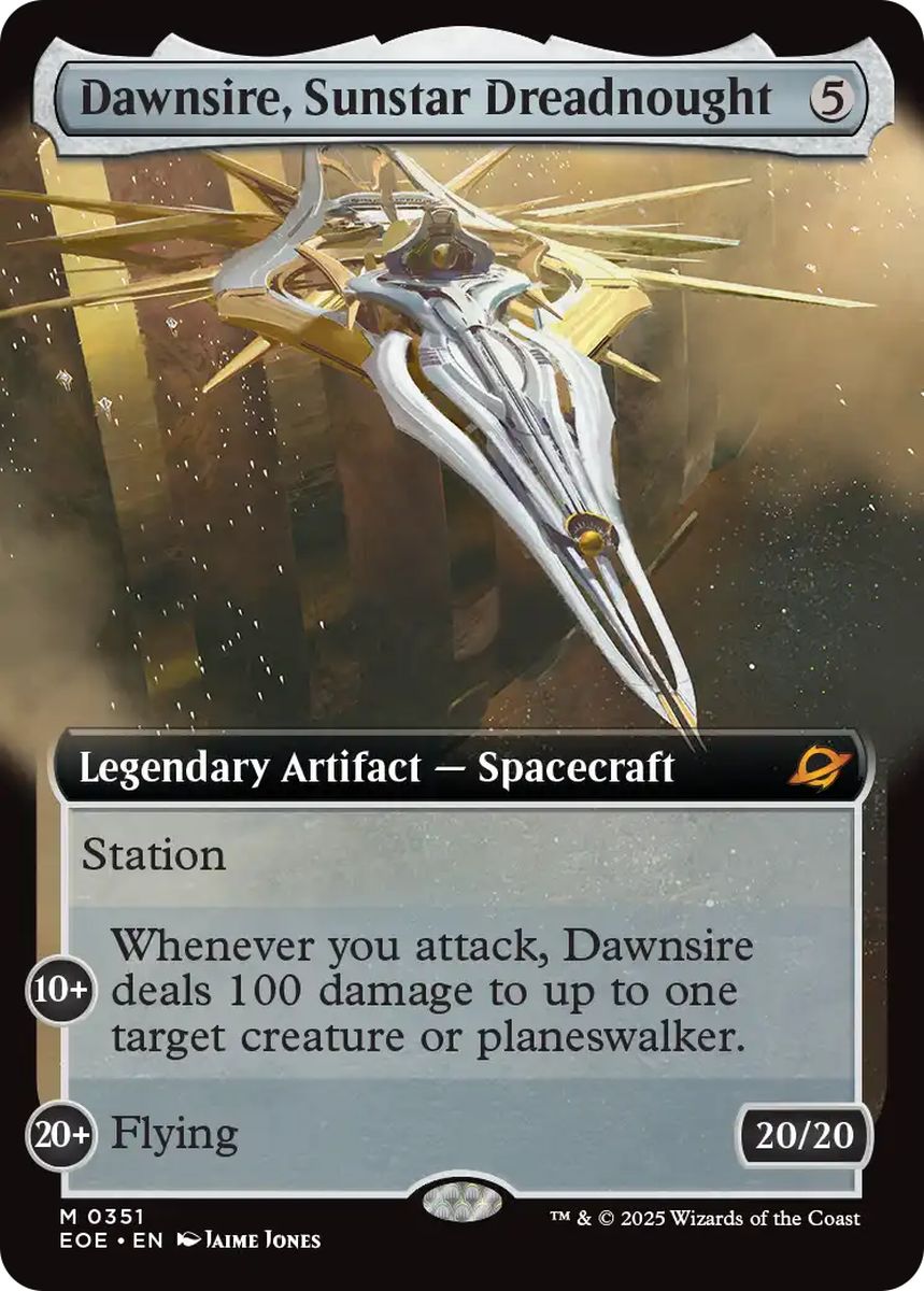 (英)サンスターの弩級艦、ドーンサイアー / Dawnsire, Sunstar Dreadnought ★拡張枠★【EOE】 No.351