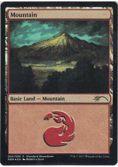 (英)【Foil】山 / Mountain【PRM】Rebecca Guay スタンダード・ショーダウンプロモ No.088