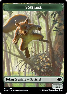 (英)リストークン / Squirrel Token【DMR-TOKEN】 No.013