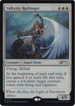 (英)【Foil】戦乙女の先触れ / Valkyrie Harbinger【SLD】Angels: They're Just Like Us but Cooler and with Wings No.1347