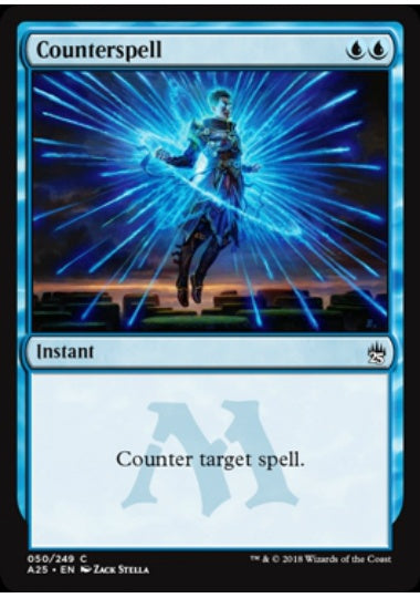 (英)【Foil】対抗呪文 / Counterspell【A25】 No.050