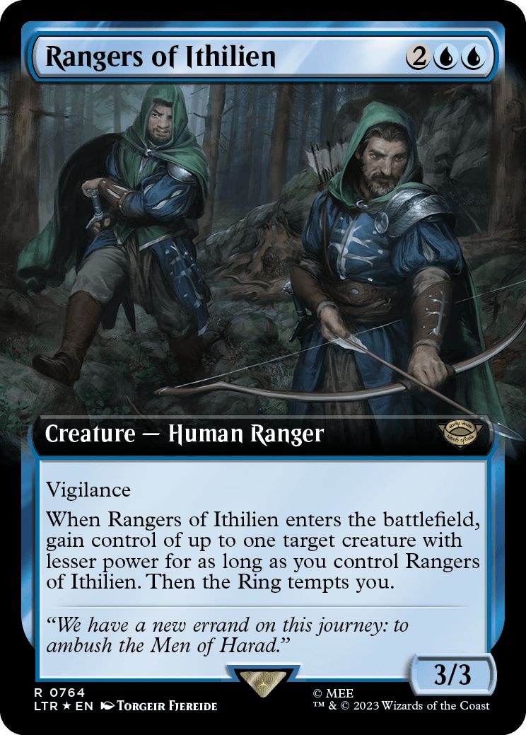 (英)【Surge-Foil】イシリアンのレンジャー / Rangers of Ithilien ★拡張枠★ 【LTR】 No.764