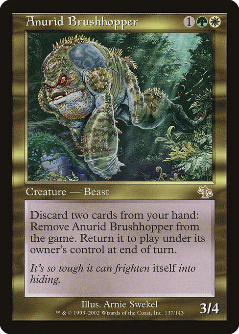 (英)【Foil】藪跳ねアヌーリッド / Anurid Brushhopper【JUD】 No.137