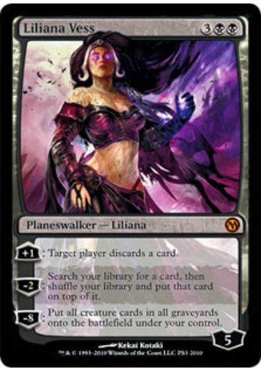 (英)【Foil】リリアナ・ヴェス / Liliana Vess【PRM】Duels of the Planeswalkersプロモ No.039