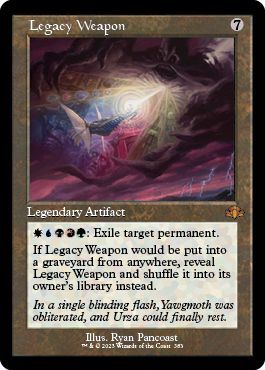 (英)【Foil】レガシーの兵器 / Legacy Weapon ★ショーケース枠★(旧枠加工カード) 【DMR】 No.383