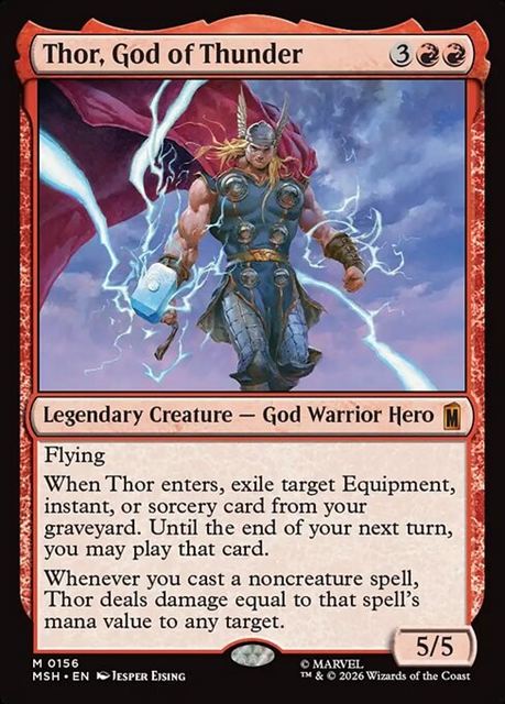 (英)雷神、ソー / Thor, God of Thunder【MSH】 No.156
