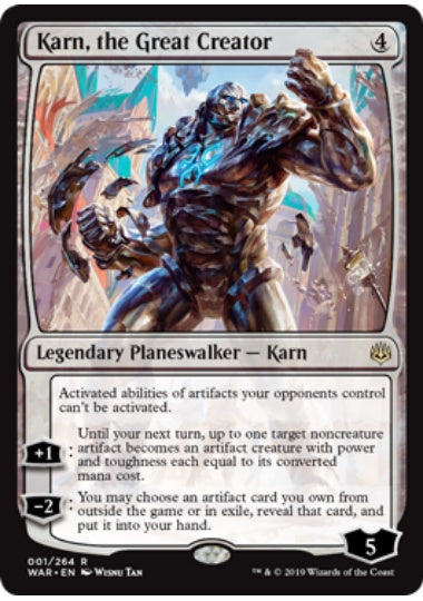 (英)大いなる創造者、カーン / Karn, the Great Creator【WAR】 No.001