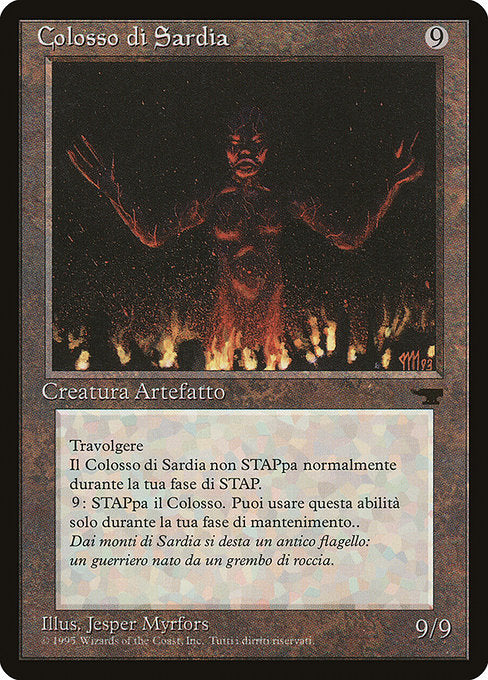 (イタリア語)Colosso di Sardia / Colossus of Sardia【REN】 No.037