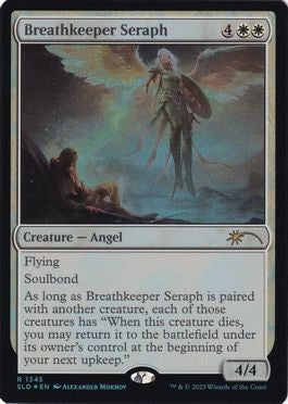 (英)【Foil】息繋ぎの熾天使 / Breathkeeper Seraph【SLD】Angels: They're Just Like Us but Cooler and with Wings No.1345