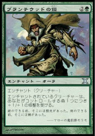 (日)【Foil】ブランチウッドの鎧 / Blanchwood Armor【10E】 No.253