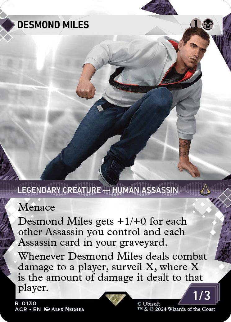 (英)デズモンド・マイルズ / Desmond Miles ★ショーケース枠★(「記憶の回廊」ショーケース版) 【ACR】 No.130