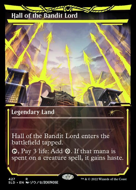 (英)【Neon Ink Foil】山賊の頭の間 / Hall of the Bandit Lord【SLD】 Showcase: Neon Dynasty Neon Ink Foil Edition No.427