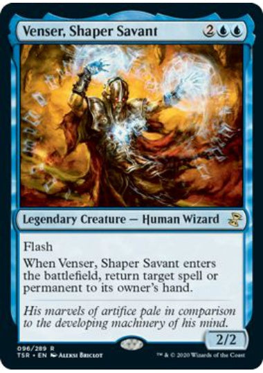 (英)造物の学者、ヴェンセール / Venser, Shaper Savant【TSR】 No.096