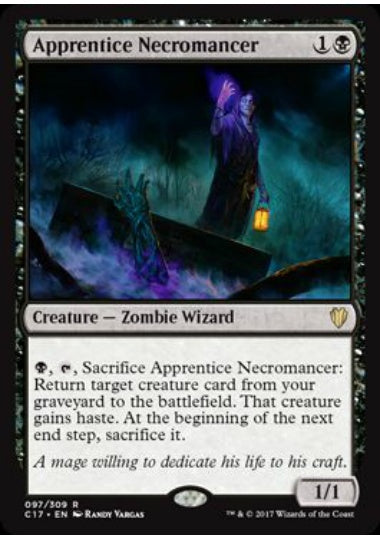 (英)ネクロマンサーの弟子 / Apprentice Necromancer【C17】 No.097