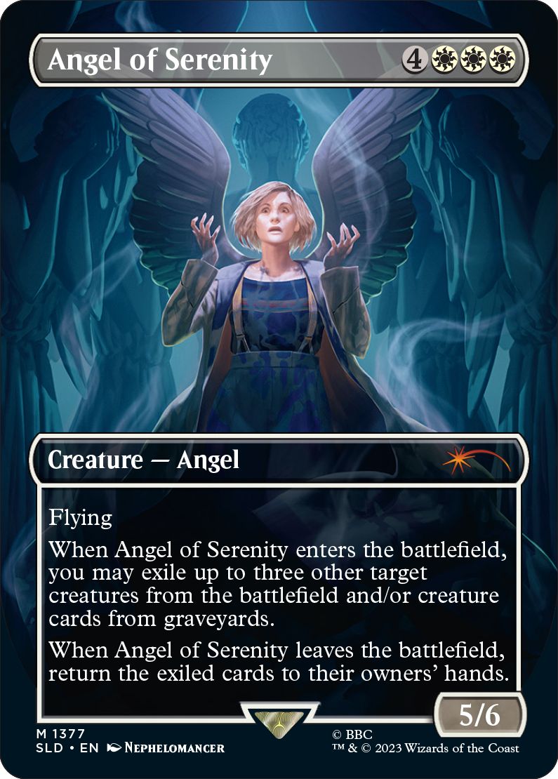 (英)静穏の天使 / Angel of Serenity【SLD】 Secret Lair x Doctor Who: The Weeping Angels No.1377
