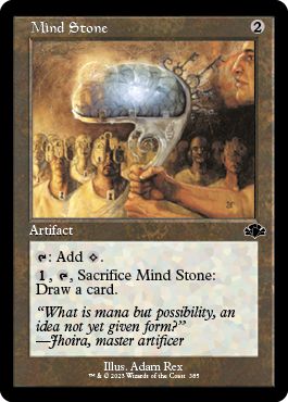 (英)精神石 / Mind Stone ★ショーケース枠★(旧枠加工カード) 【DMR】 No.385
