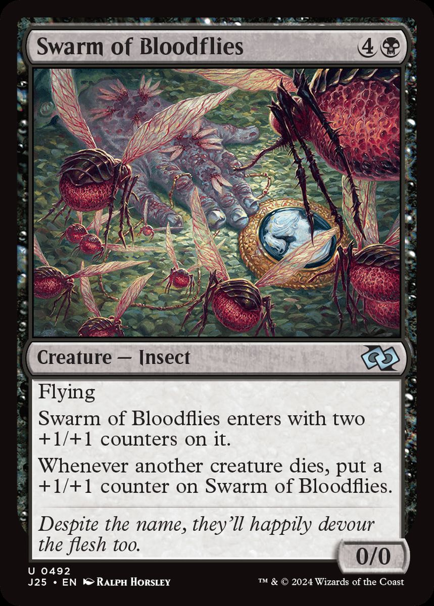 (英)血蠅の大群 / Swarm of Bloodflies【J25】 No.492