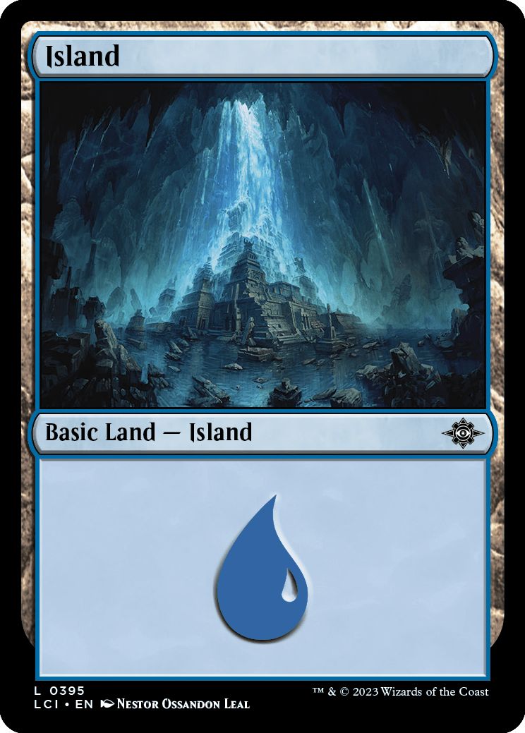 (英)【Foil】島 / Island【LCI】 No.395