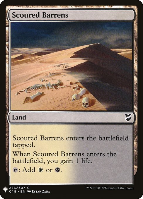 (英)磨かれたやせ地 / Scoured Barrens【MB1】 No.1686