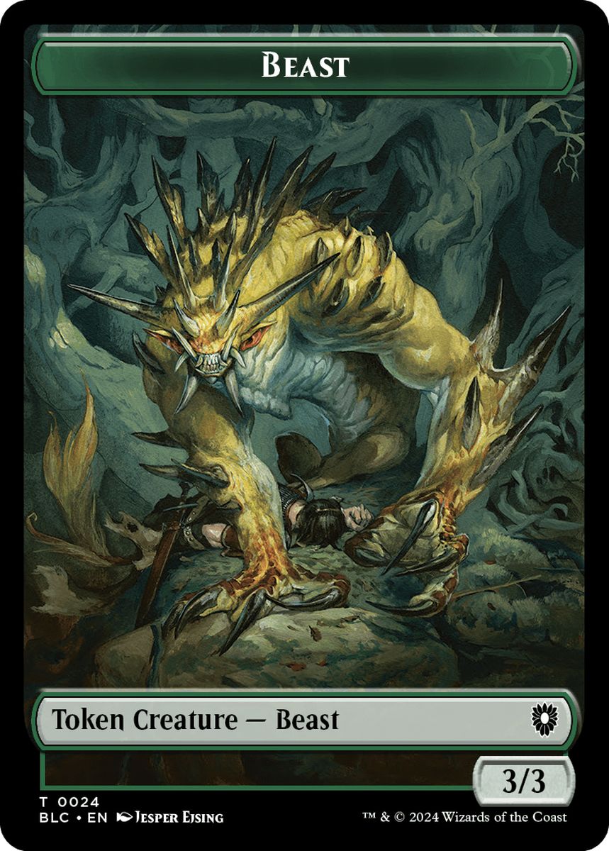 (英)ビーストトークン / Beast Token No.024 - 宝物トークン / Treasure Token【BLC-TOKEN】 No.029