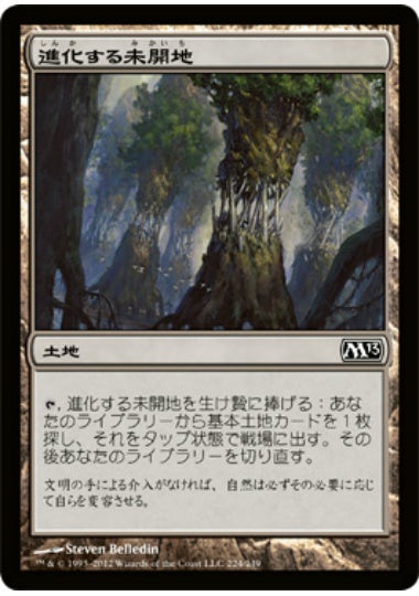 (日)進化する未開地 / Evolving Wilds【M13】 No.224