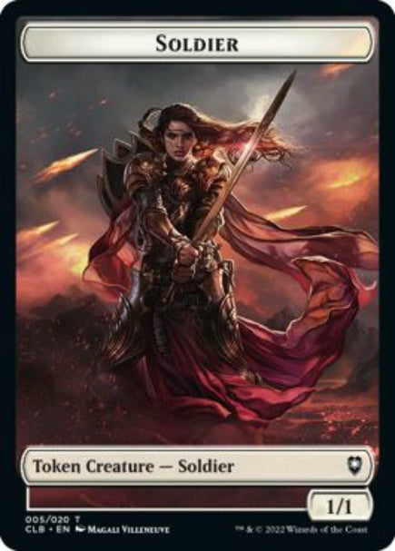 (英)兵士トークン / Soldier Token【CLB-TOKEN】 No.005