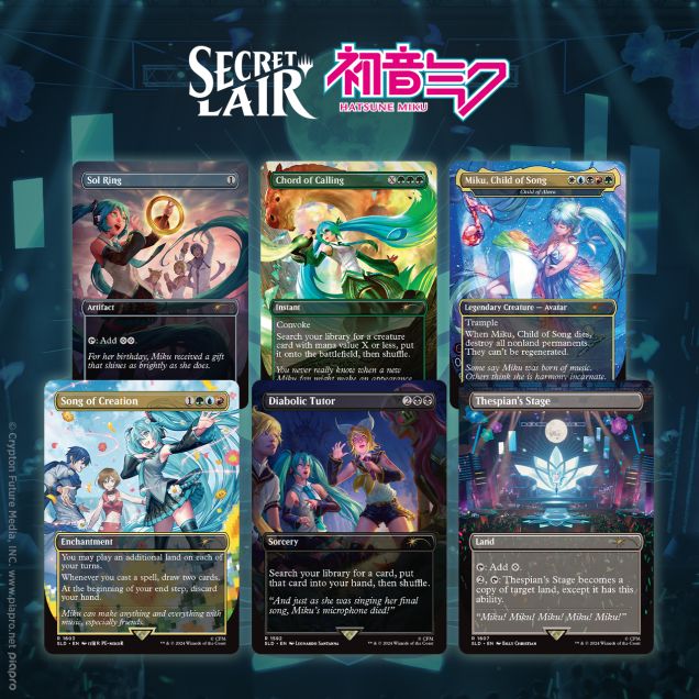 (英)Secret Lair x Hatsune Miku: Digital Sensation EN 【BOX】 ※発送方法は「ゆうパック」を選択してください。