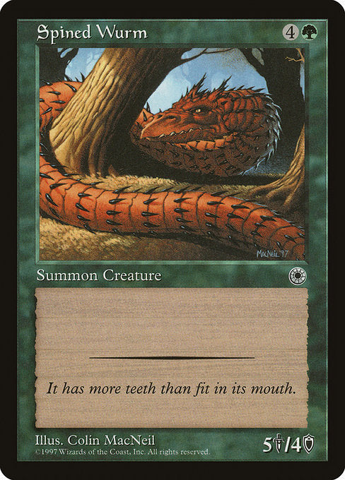 (英)針刺ワーム / Spined Wurm【POR】 No.185