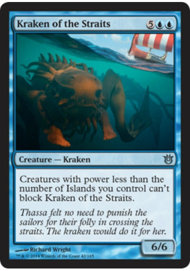 (英)【Foil】海峡のクラーケン / Kraken of the Straits【BNG】 No.042